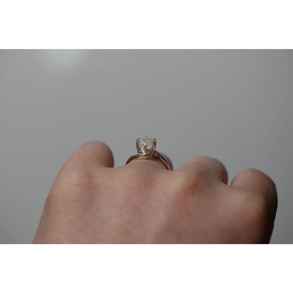 Rough Diamond Ring, Alternative Engagement Ring, Unique rings for women - Picture 6 of 8